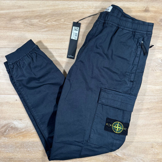Stone Island Stretch Cargo Pants in Navy