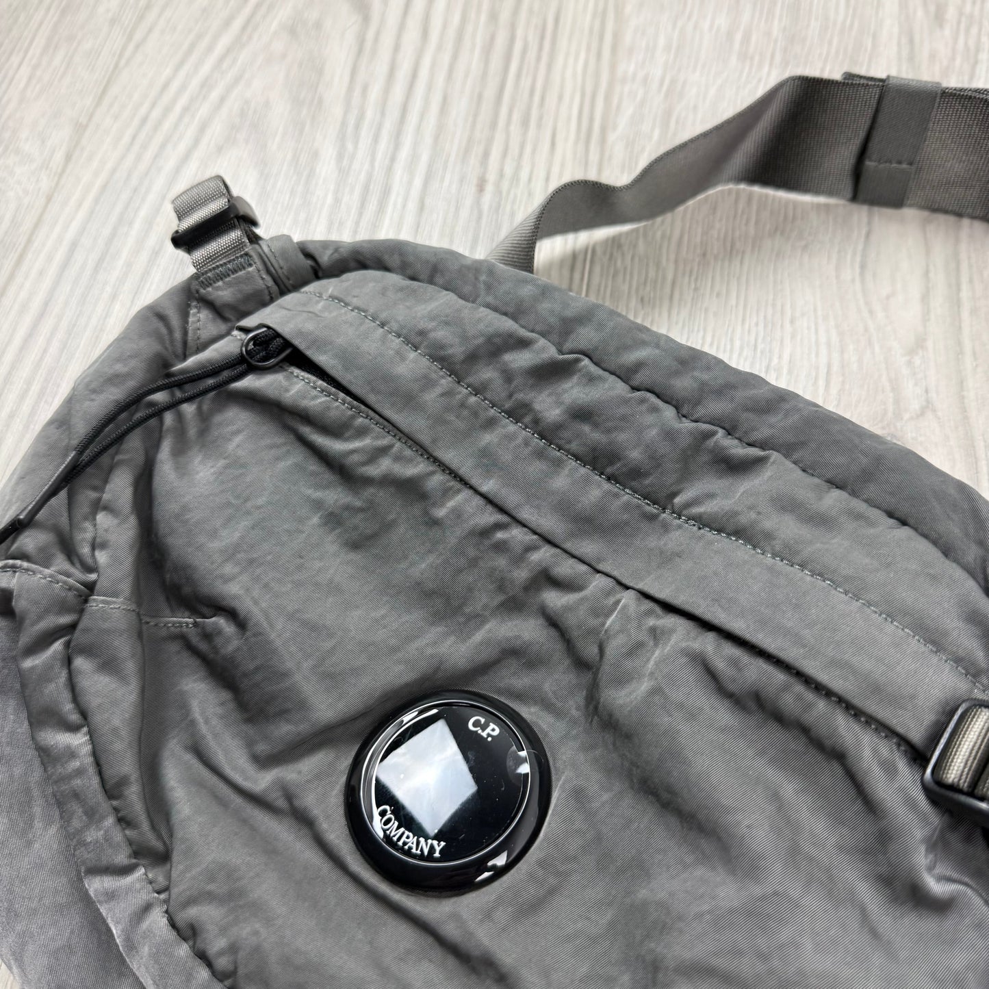 CP Company Zip Chrome Bag - Gunmetal