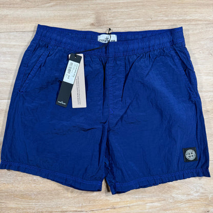 Stone Island Nylon Metal Swim Shorts in Bright Blue