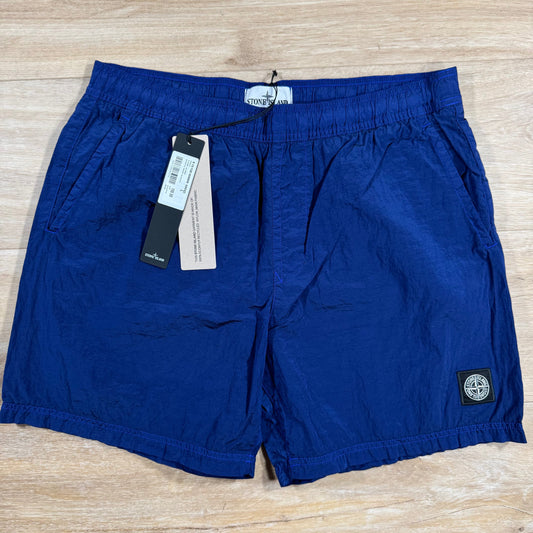 Stone Island Nylon Metal Swim Shorts in Bright Blue