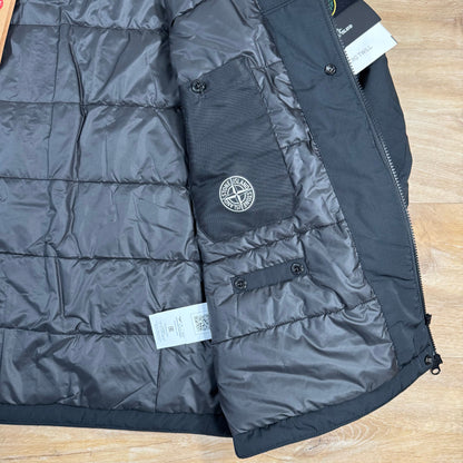 Stone Island Micro Twill Padded Jacket in Black