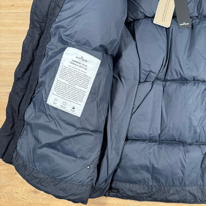 Stone Island Crinkle Reps NY Nylon Down Jacket in Navy