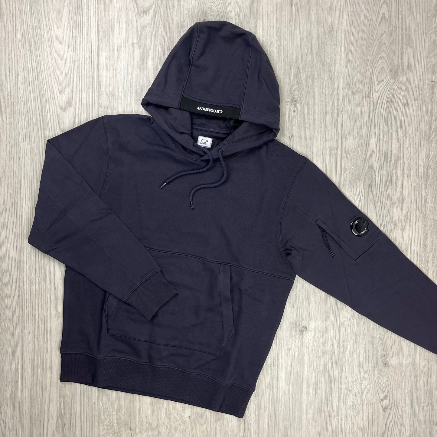 CP Company Raised Fleece Hoodie - Nightshade
