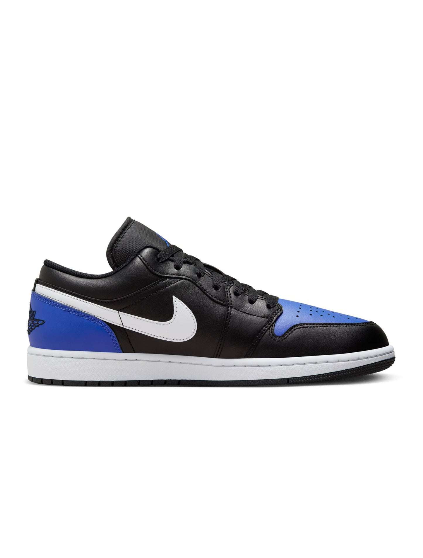 Air Jordan Men's 1 Low - Black/Royal Toe