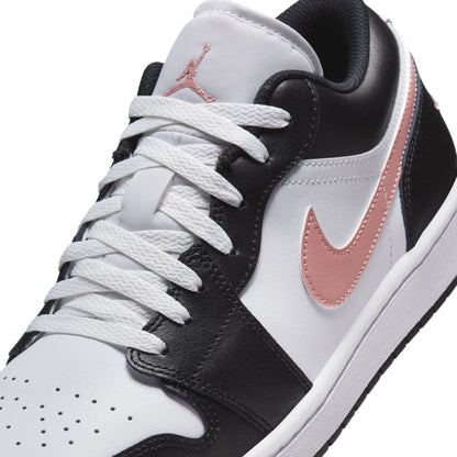 Air Jordan Mens 1 Low - White/Rust Pink