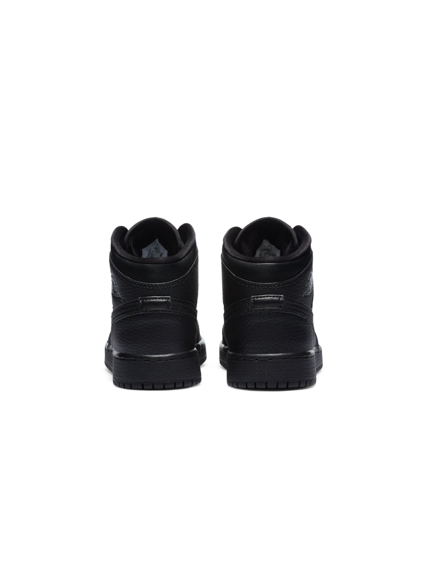 Air Jordan Big Kids 1 Mid - Triple Black