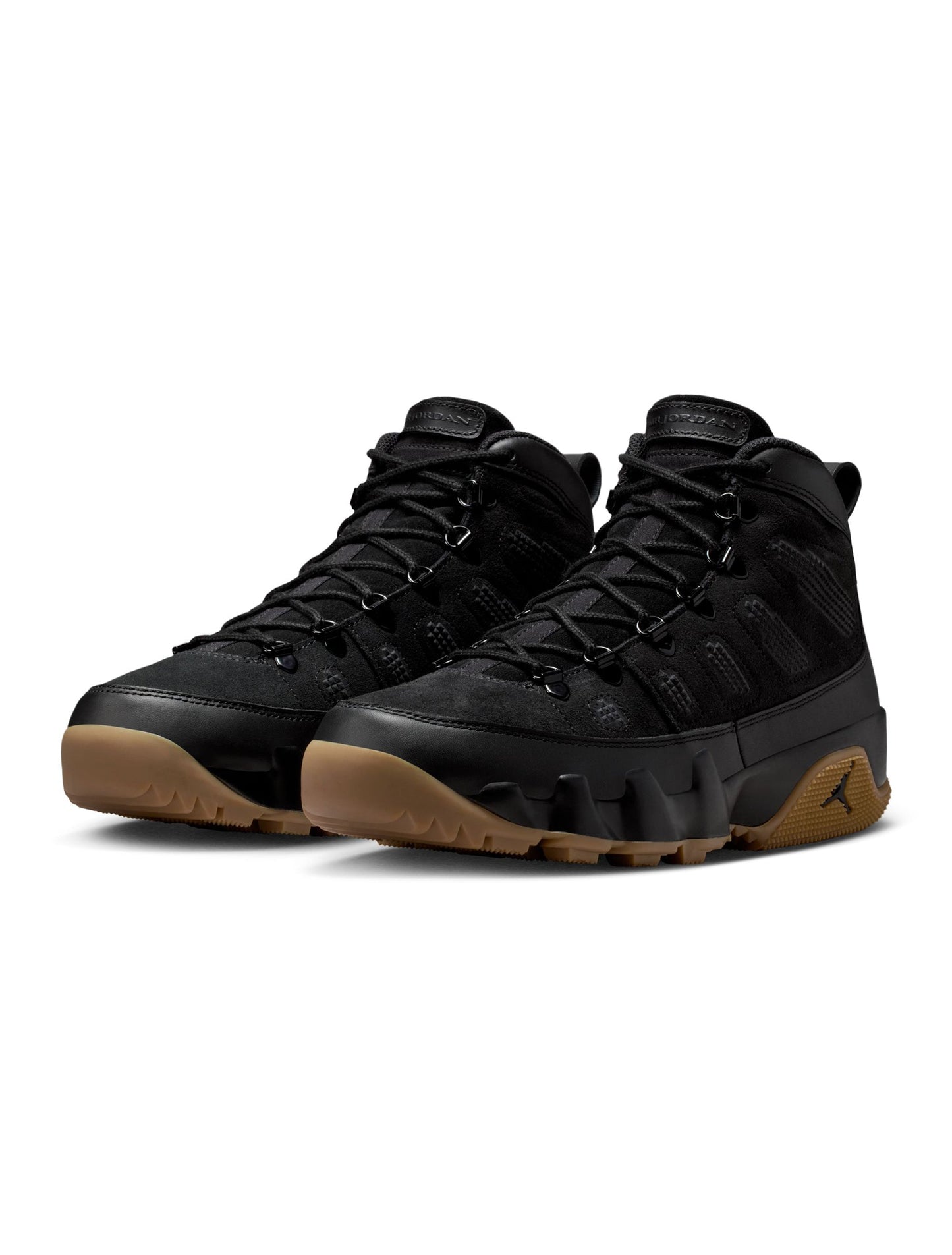 Air Jordan Mens 9 Retro - Black/Gum
