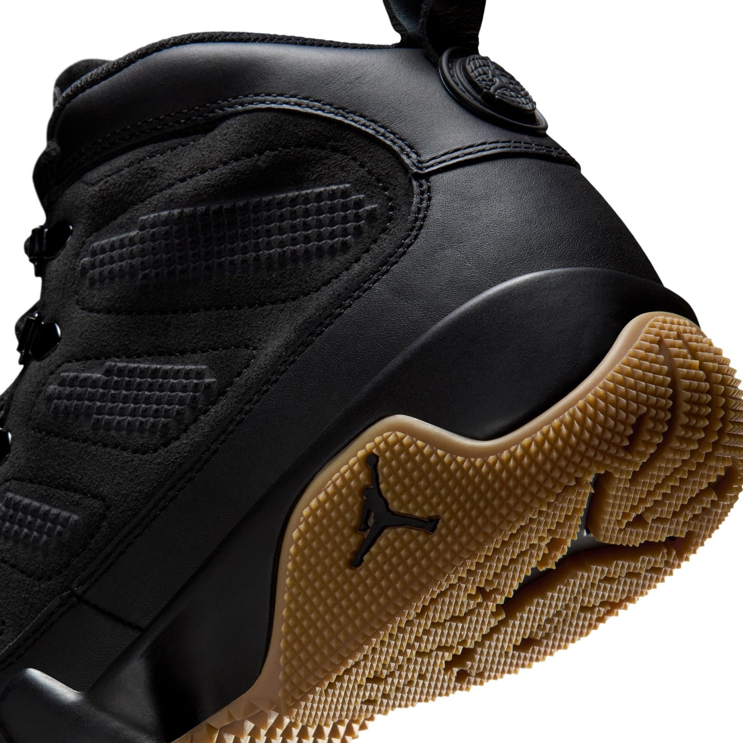 Air Jordan Mens 9 Retro - Black/Gum