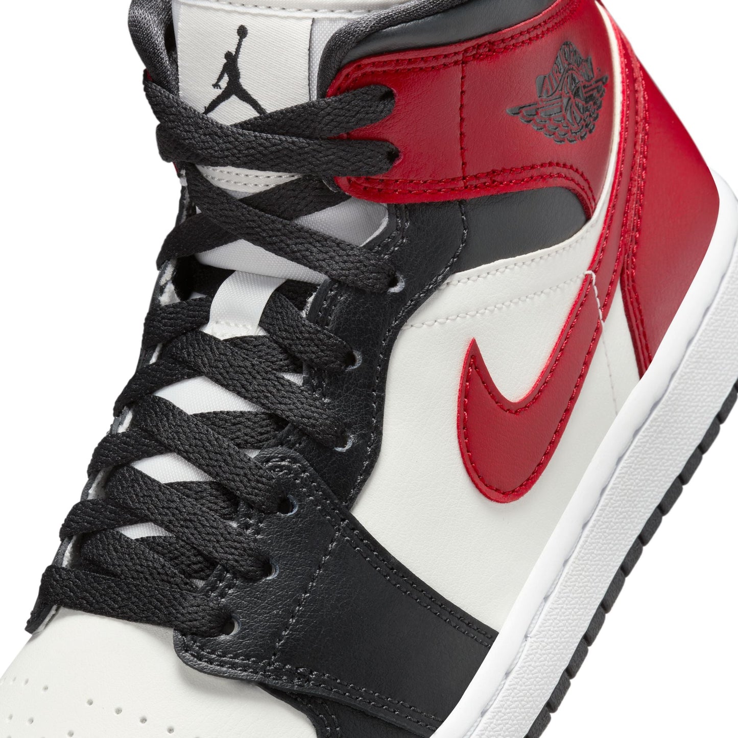 Air Jordan Womens 1 Mid - Gym Red