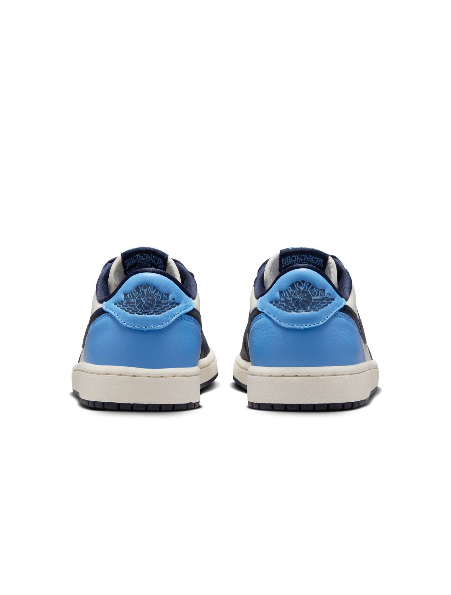 Air Jordan Mens 1 Low OG UNC - Obsidian