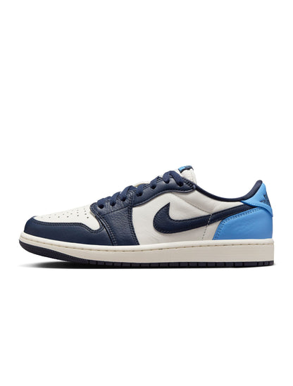 Air Jordan Mens 1 Low OG UNC - Obsidian