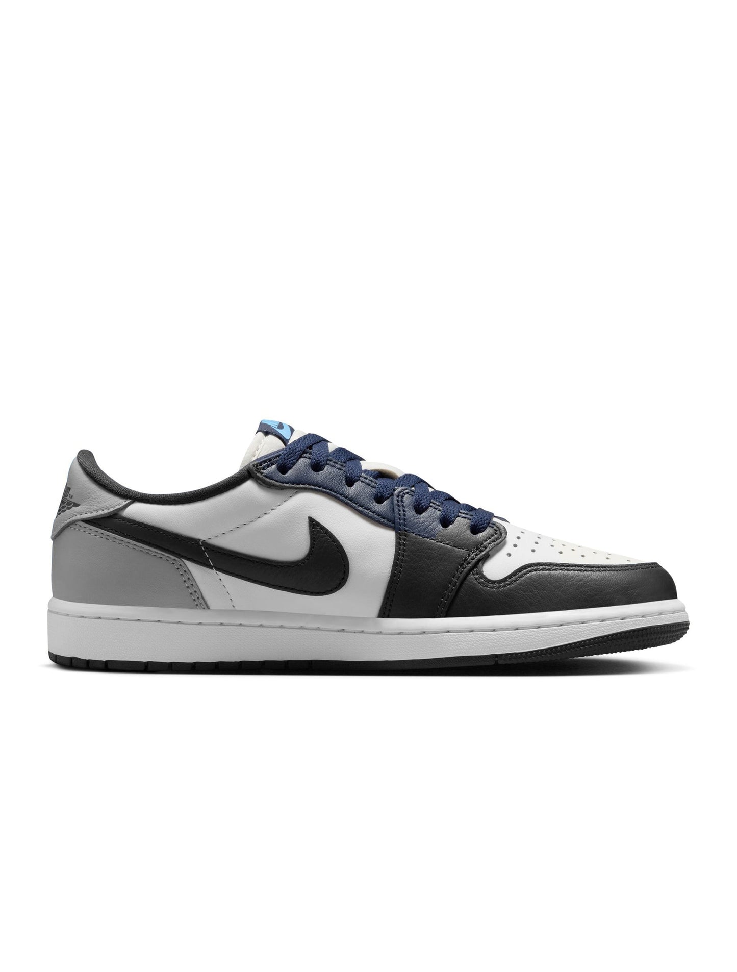Air Jordan Mens 1 Low OG UNC - Obsidian