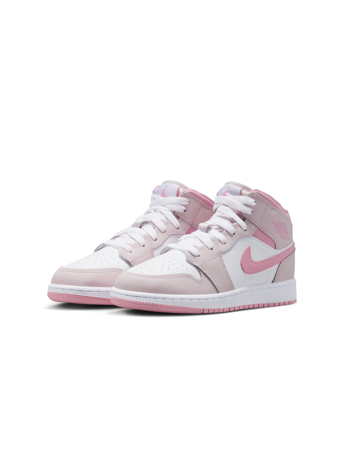 Air Jordan Big Kids 1 Mid - Pearl Pink