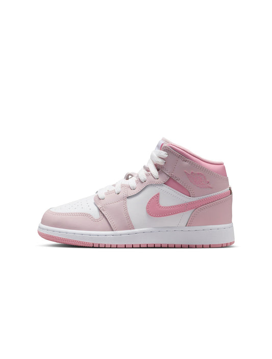 Air Jordan Big Kids 1 Mid - Pearl Pink