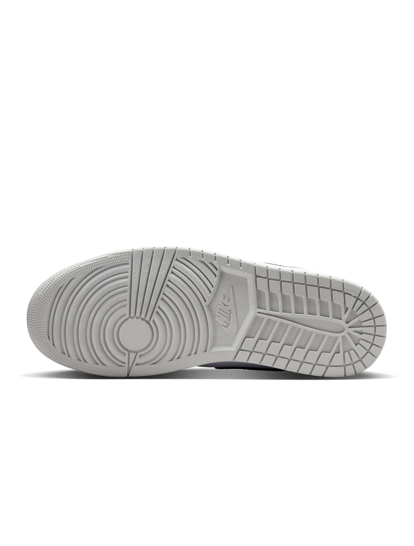 Air Jordan Mens 1 Mid - White/Smoke Grey