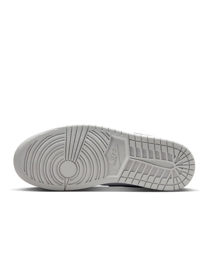 Air Jordan Mens 1 Mid - White/Smoke Grey