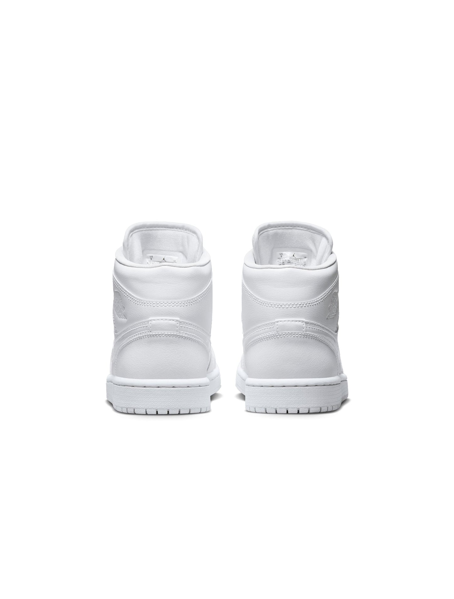 Air Jordan Womens 1 Mid - Triple White