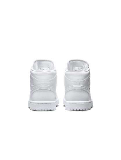 Air Jordan Womens 1 Mid - Triple White
