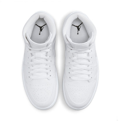 Air Jordan Womens 1 Mid - Triple White