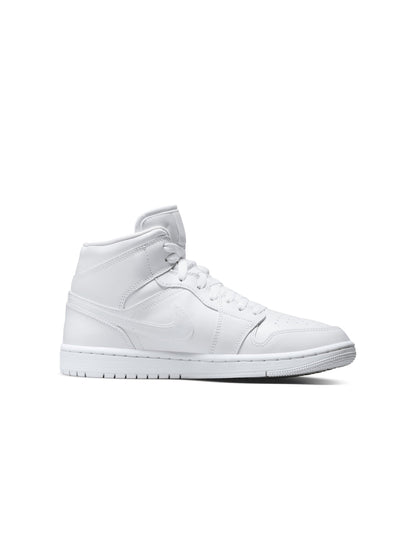 Air Jordan Womens 1 Mid - Triple White
