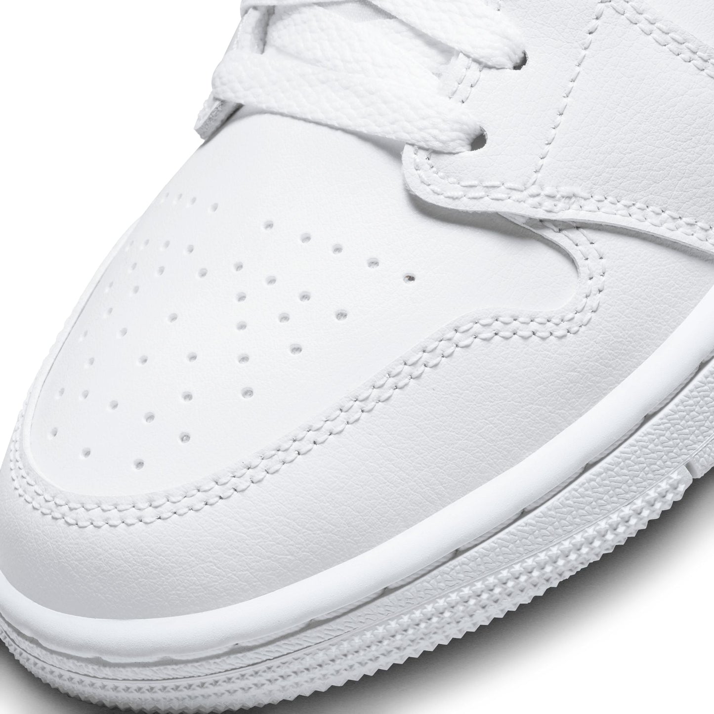 Air Jordan Womens 1 Mid - Triple White
