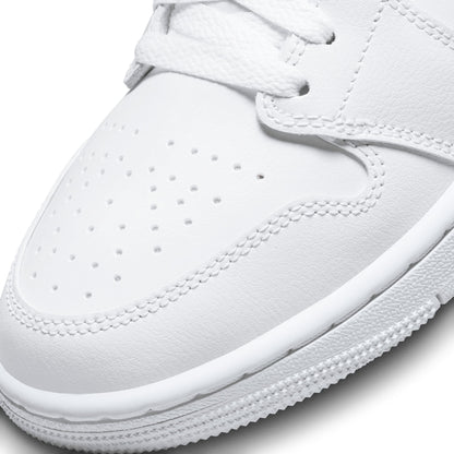 Air Jordan Womens 1 Mid - Triple White