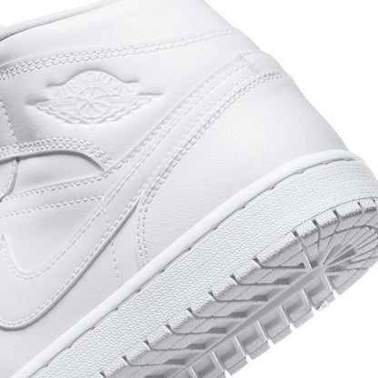 Air Jordan Womens 1 Mid - Triple White