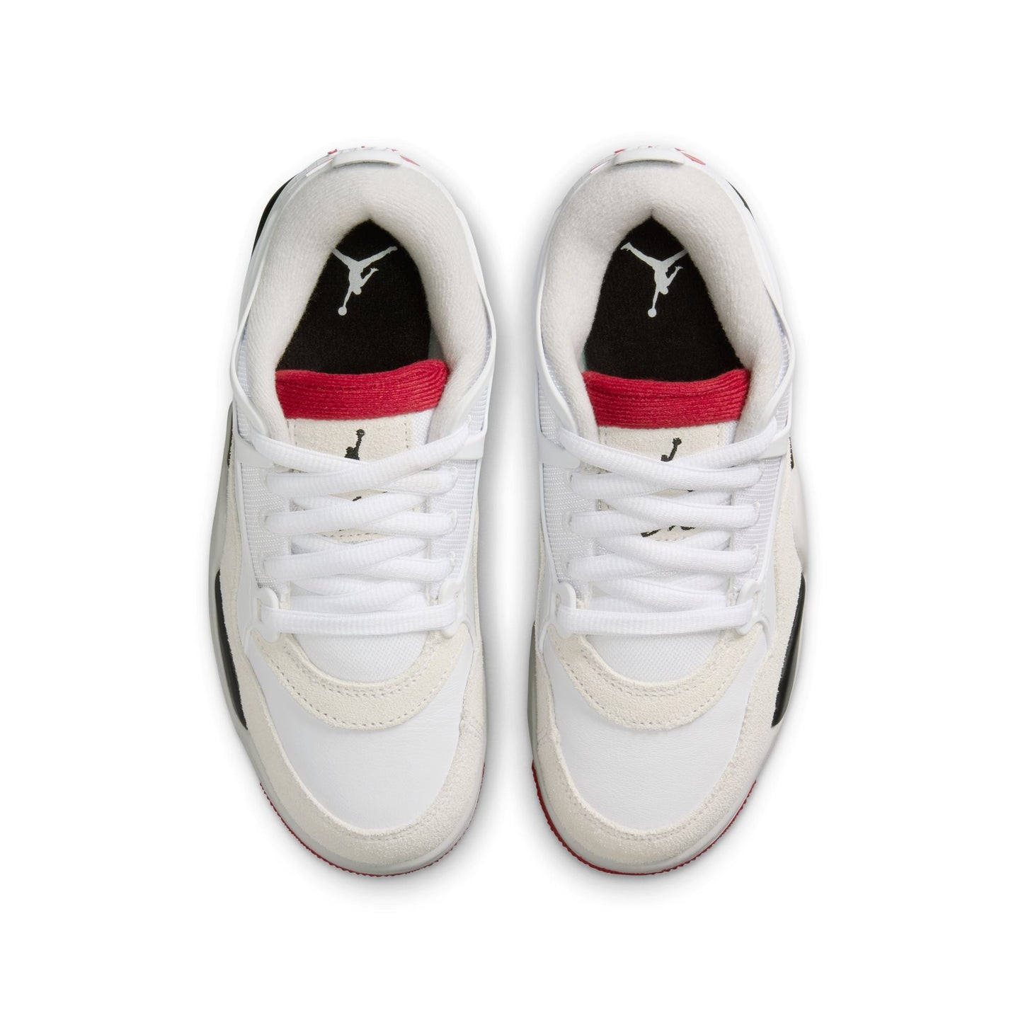 Air Jordan Big Kids 4 RM - White/Varsity Red