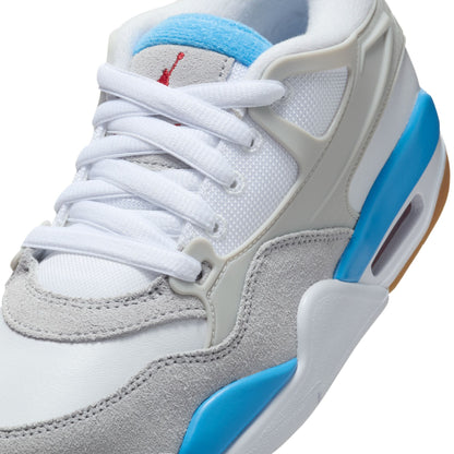 Air Jordan Big Kids 4 RM - White/Neutral Grey