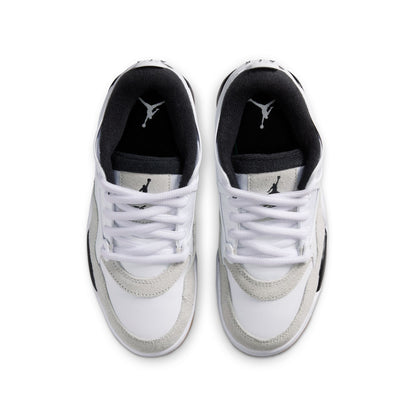 Air Jordan Big Kids 4 RM - White/Black