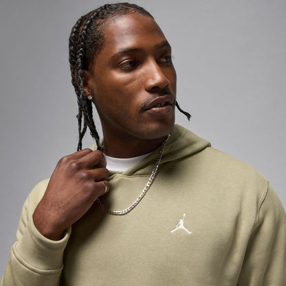 Air Jordan Mens Brooklyn Fleece Pullover Hoodie - Medium Khaki