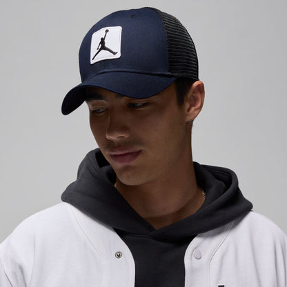 Air Jordan Unisex Rise Structured Hat - Navy/White