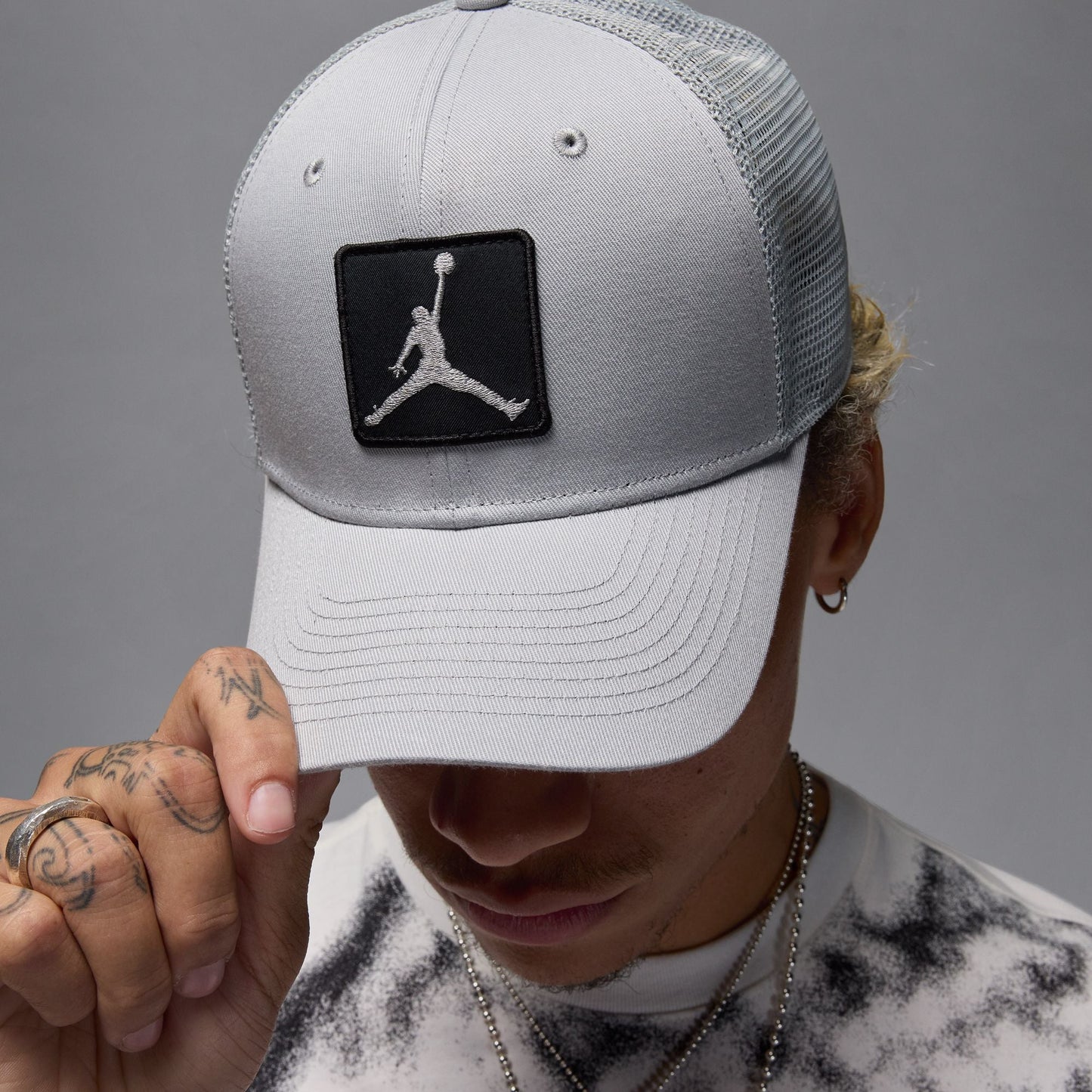 Air Jordan Unisex Jordan Rise Structured Hat - Light Smoke Grey