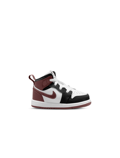 Air Jordan (TD) 1 Mid SE - White/Dark Pony
