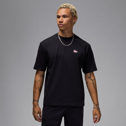 Air Jordan Mens Sneaker Patch Tee - Black