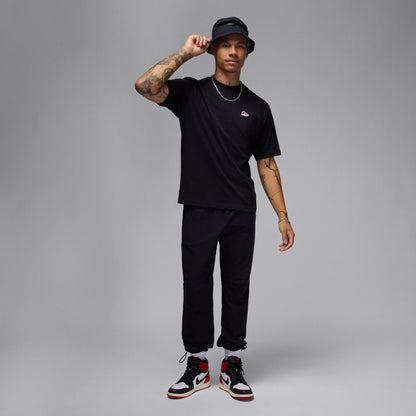 Air Jordan Mens Sneaker Patch Tee - Black