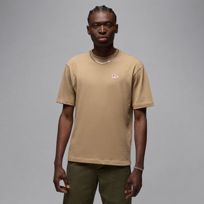 Air Jordan Mens Sneaker Patch Tee - Desert Camo/Black
