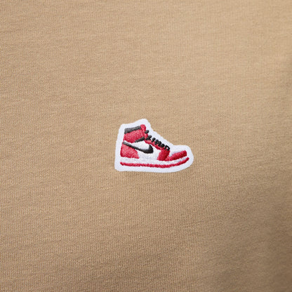Air Jordan Mens Sneaker Patch Tee - Desert Camo/Black