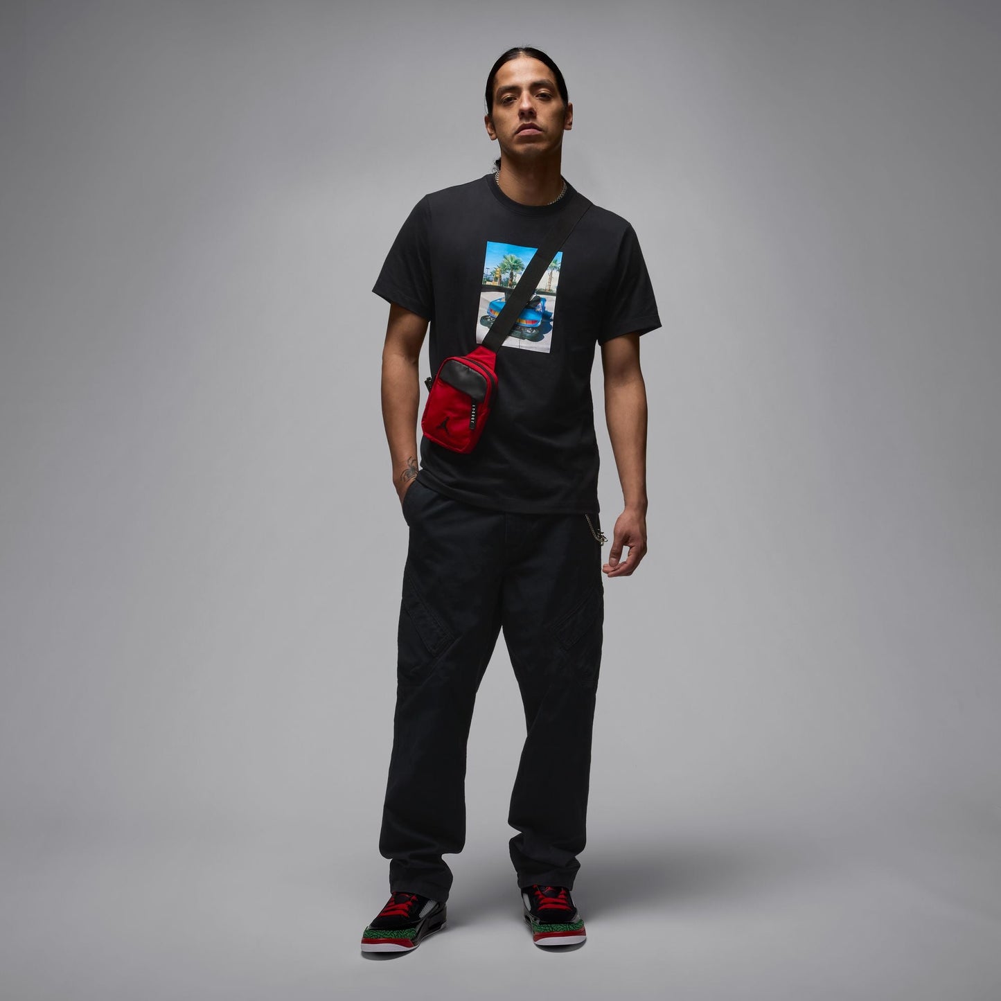 Air Jordan Mens Tee - Black