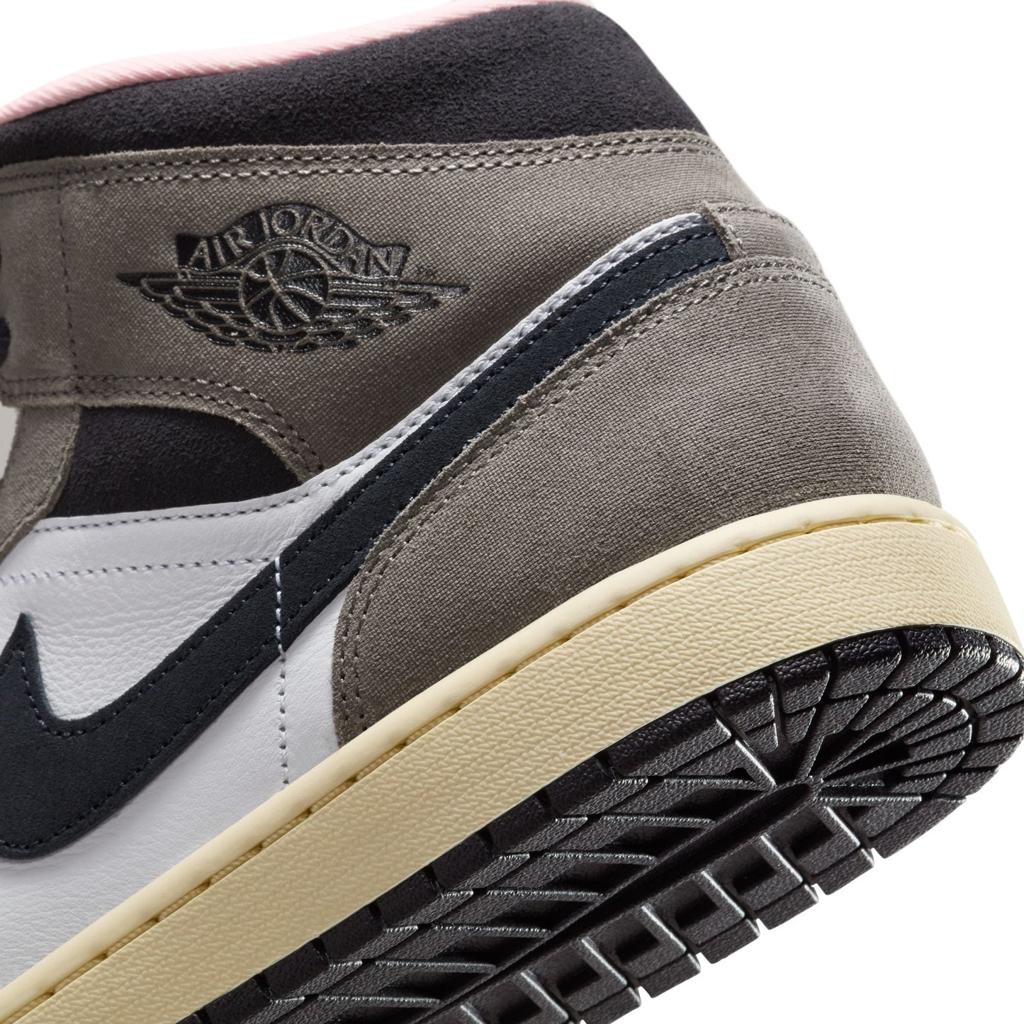 Air Jordan Mens 1 Mid SE - Cavestone