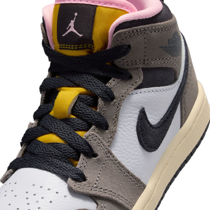 Air Jordan (PS) 1 Mid SE - Oil Grey