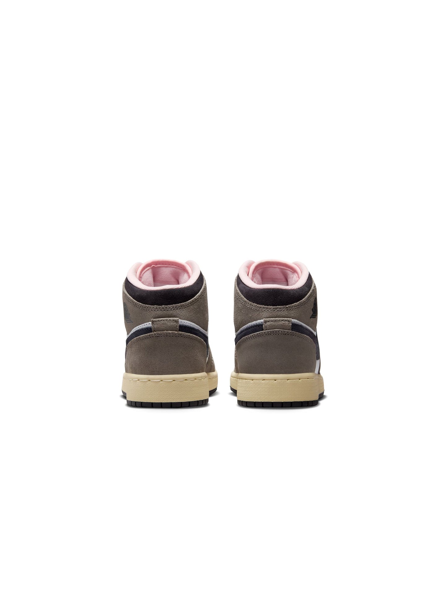 Air Jordan Big Kids 1 Mid SE- Oil Grey