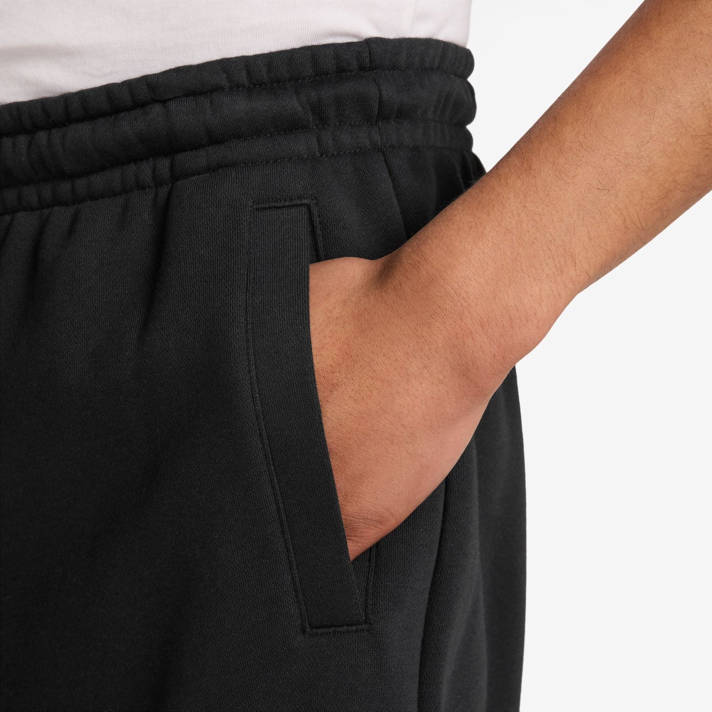 Air Jordan Mens Brooklyn Fleece Shorts - Black