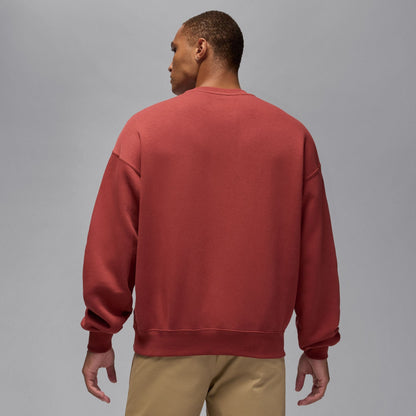 Air Jordan Mens Holiday Fleece Crewneck - Redstone