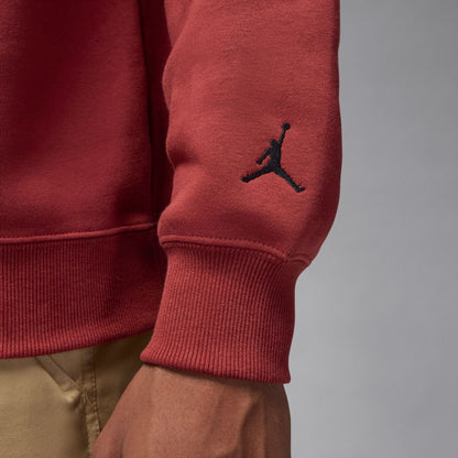 Air Jordan Mens Holiday Fleece Crewneck - Redstone