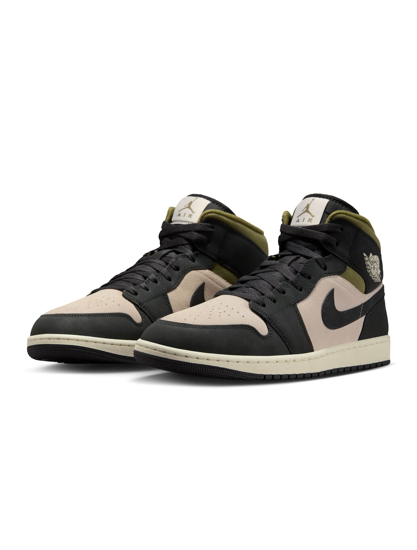 Air Jordan Mens 1 Mid SE LT - Orewood Brown