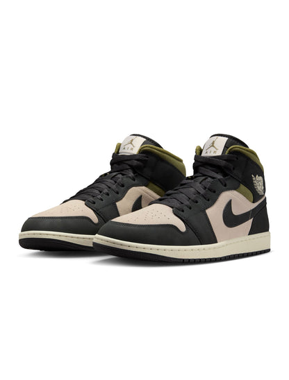 Air Jordan Mens 1 Mid SE LT - Orewood Brown
