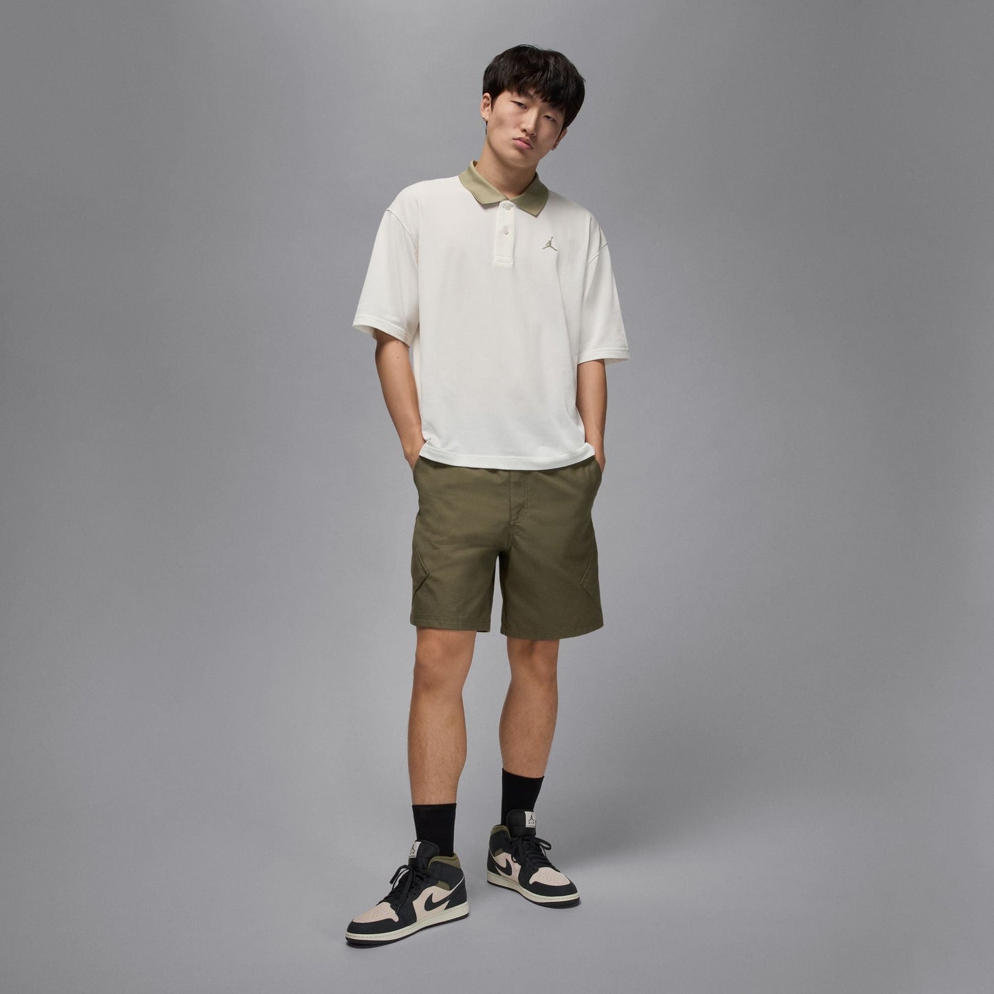 Air Jordan Mens 1 Mid SE LT - Orewood Brown