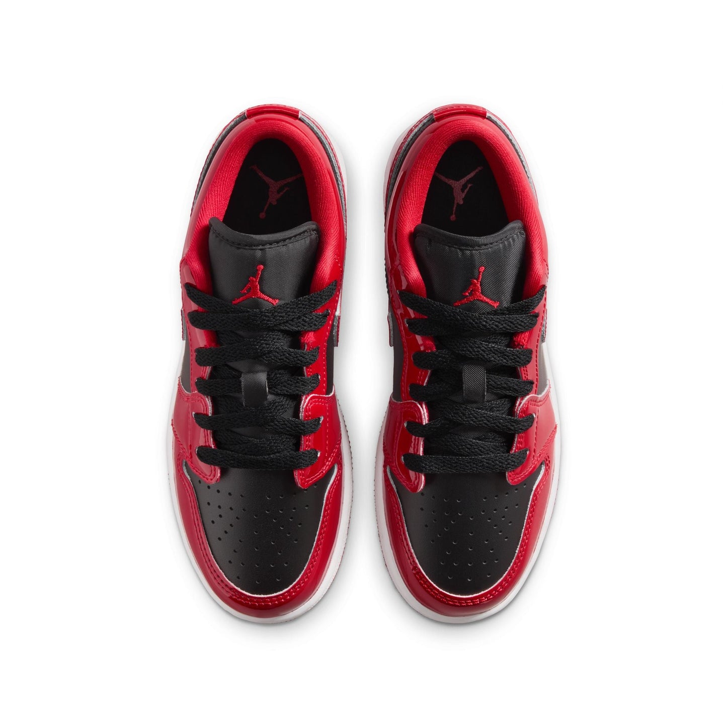 Air Jordan Big Kids 1 Low SE - Black/Varsity Red