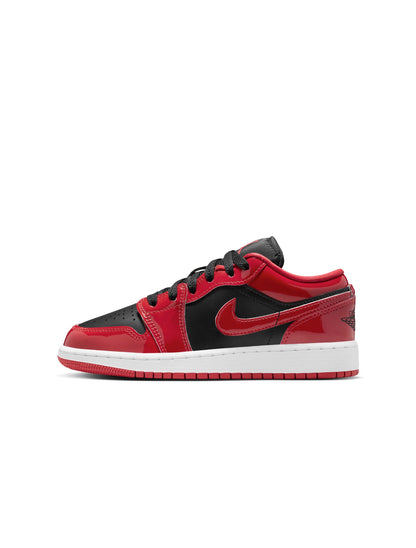 Air Jordan Big Kids 1 Low SE - Black/Varsity Red